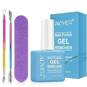 Professional Gel Polish Remover for Nails,Remove Gel Nail Polish,Gel Nail Remover In 2-3 Minutes,No Need Soaking Or Wrapping,Safe And Quick DIY Home